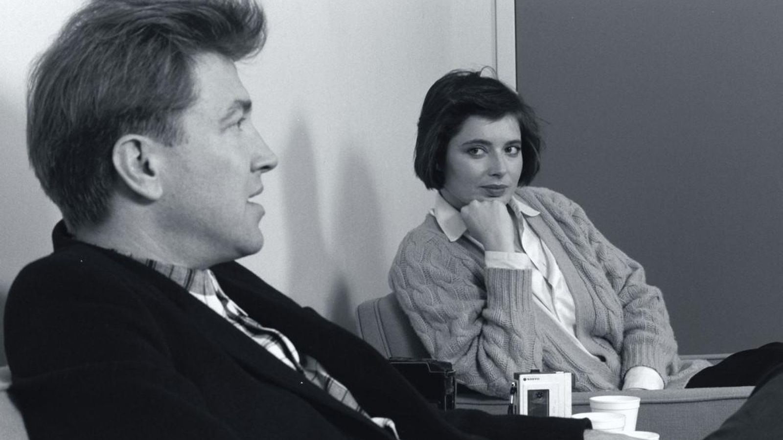 David Lynch, con Isabella Rossellini David Lynch, con Isabella Rossellini