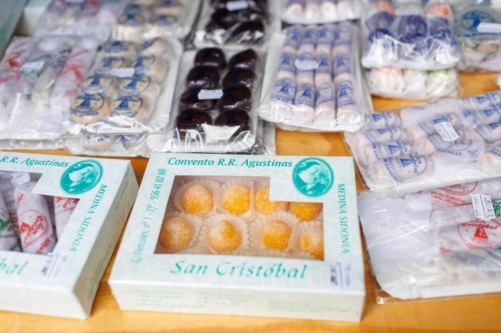 Dulces de las agustinas de Medina.