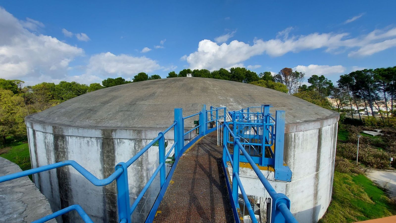 Uno de los vasos de los depósitos de Montealto.