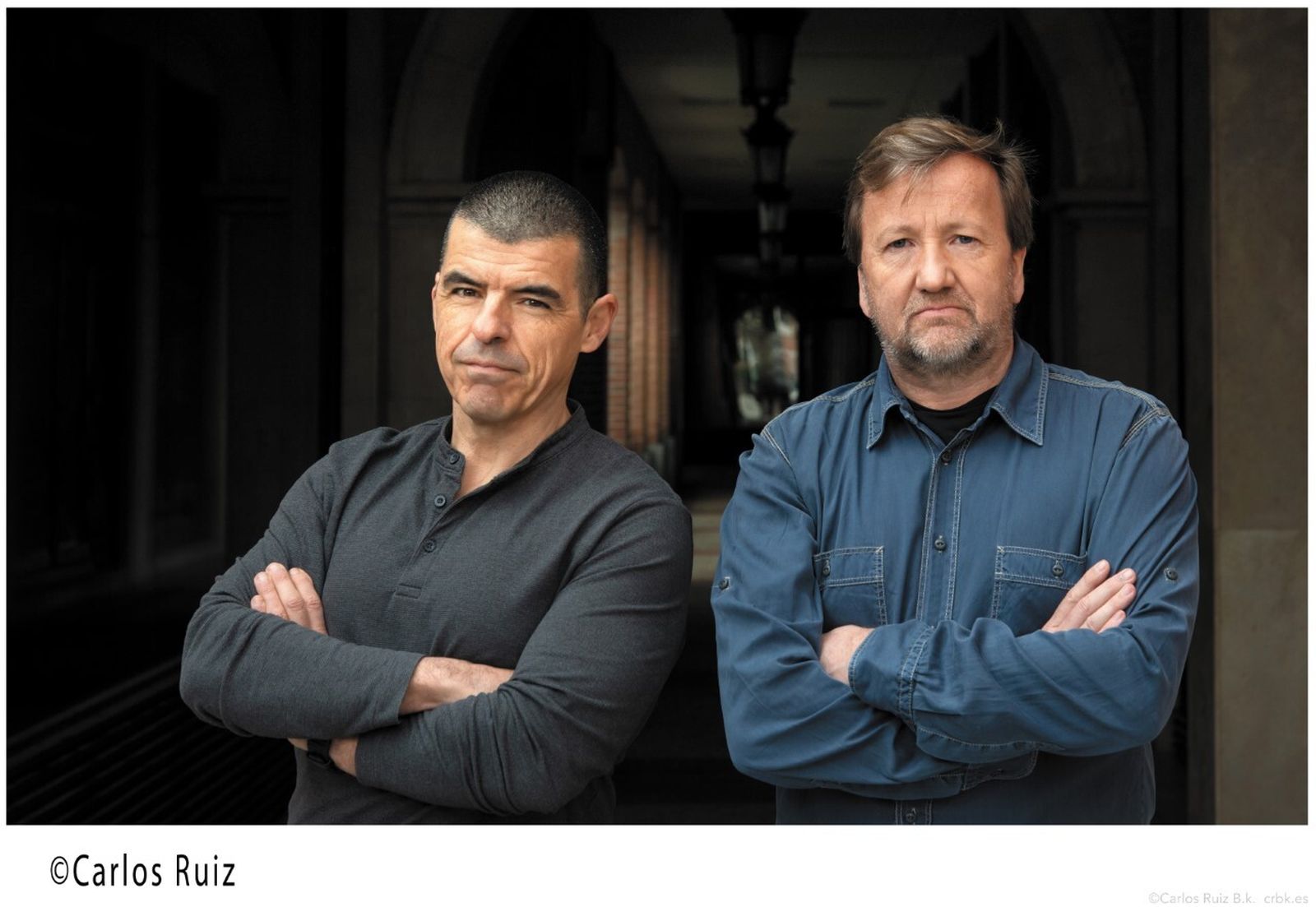 Manu Marlaska y Luis Rendueles posan en una imagen promocional de archivo.