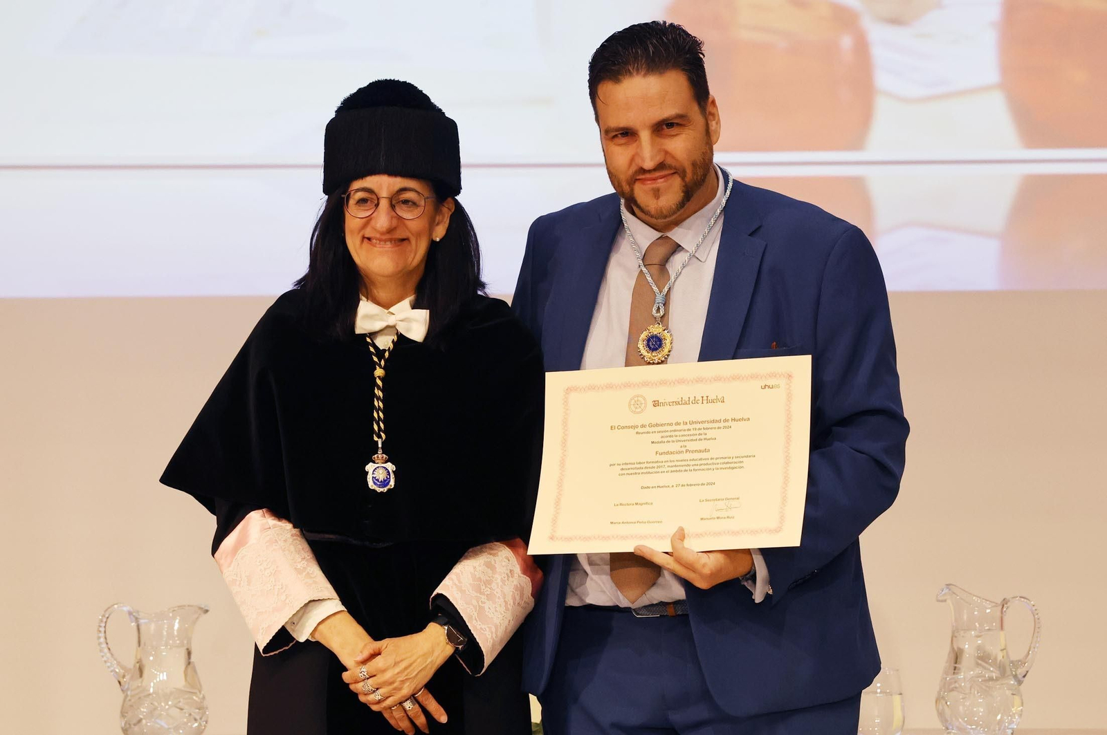 Imágenes del acto de conmemoración del Día de la Universidad de Huelva