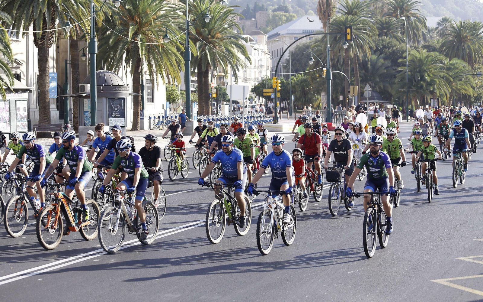 Fotos del Día de la Bicicleta en Málaga