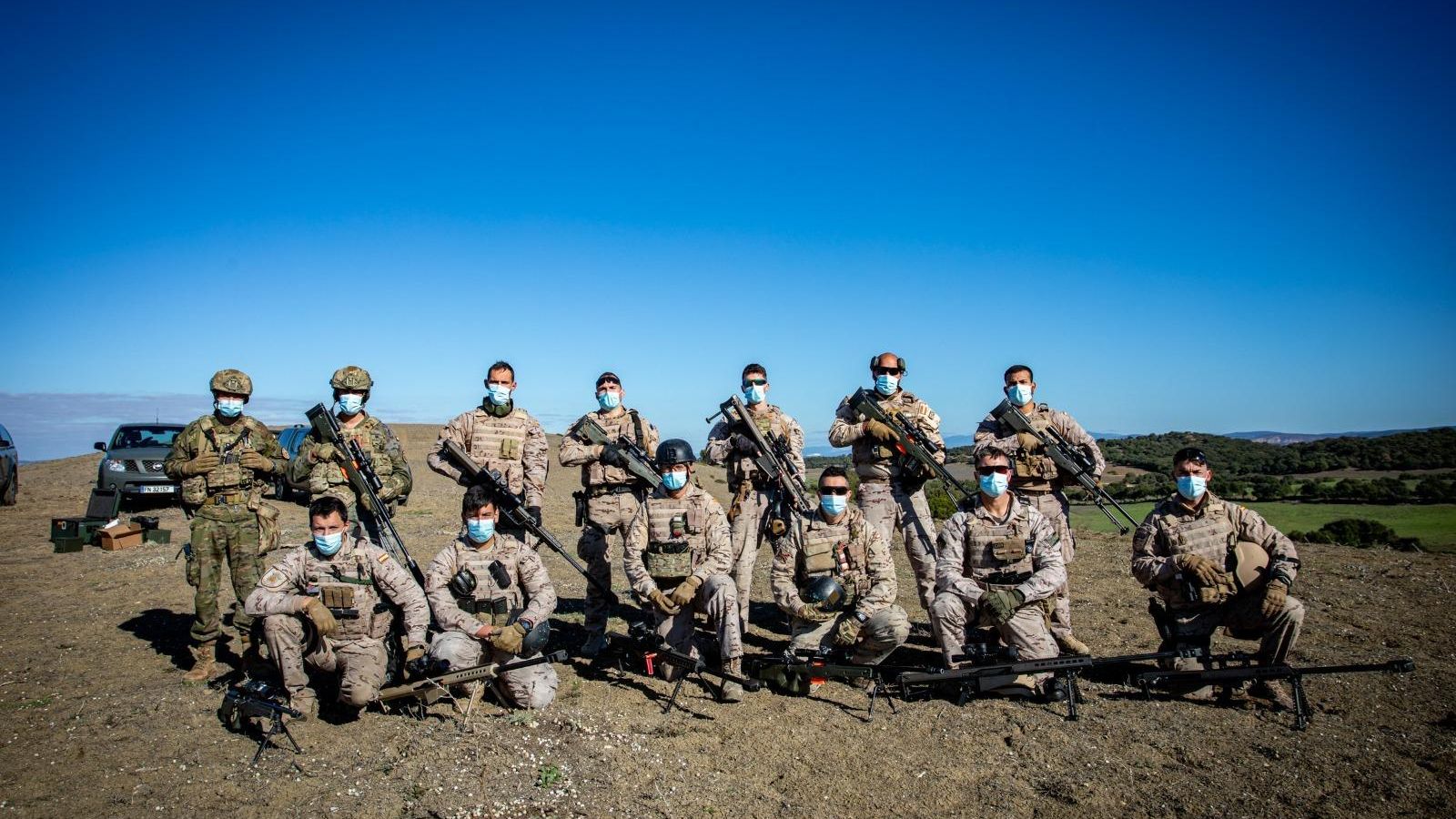 Los tiradores en una foto de equipo.