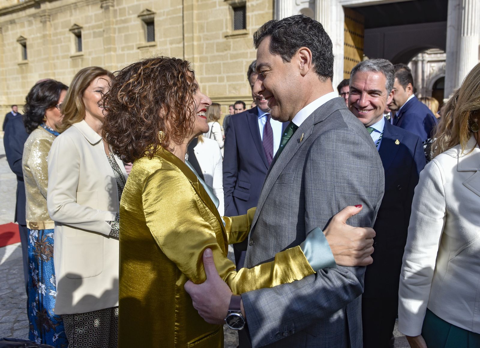 Acto institucional en el Pleno del Parlamento con motivo del Día de Andalucía