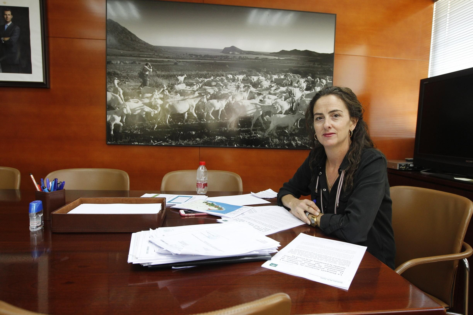 Aránzazu Martín, delegada territorial de Agricultura, Ganadería, Pesca y Desarrollo Sostenible.