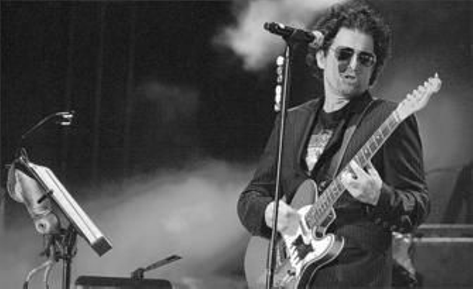 Andrés Calamaro, durante un concierto en Córdoba el año pasado.