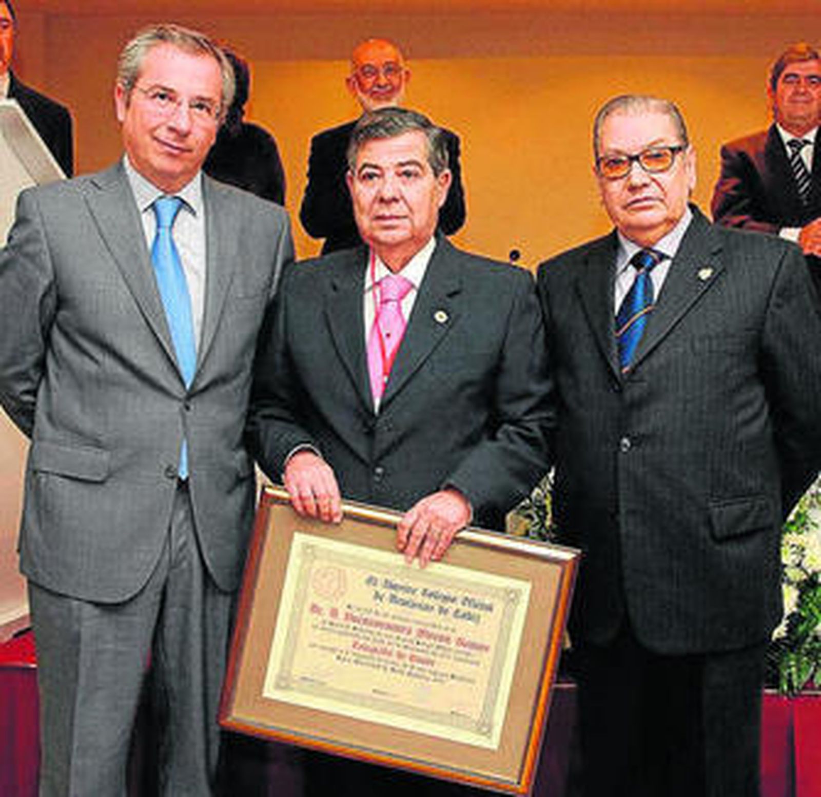 Javier de la Torre, Buenaventura Morón y Ángel Rodríguez Brioso.