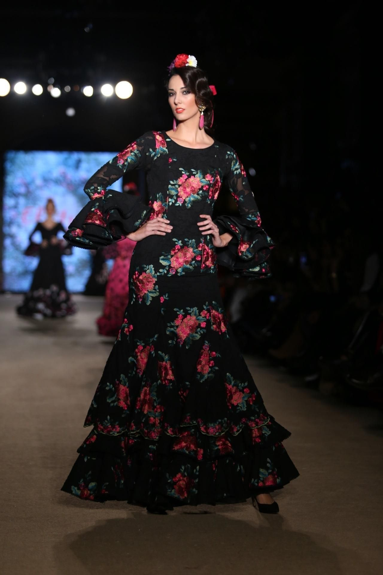 Los trajes de flamenca de flores que han conquistado 2019