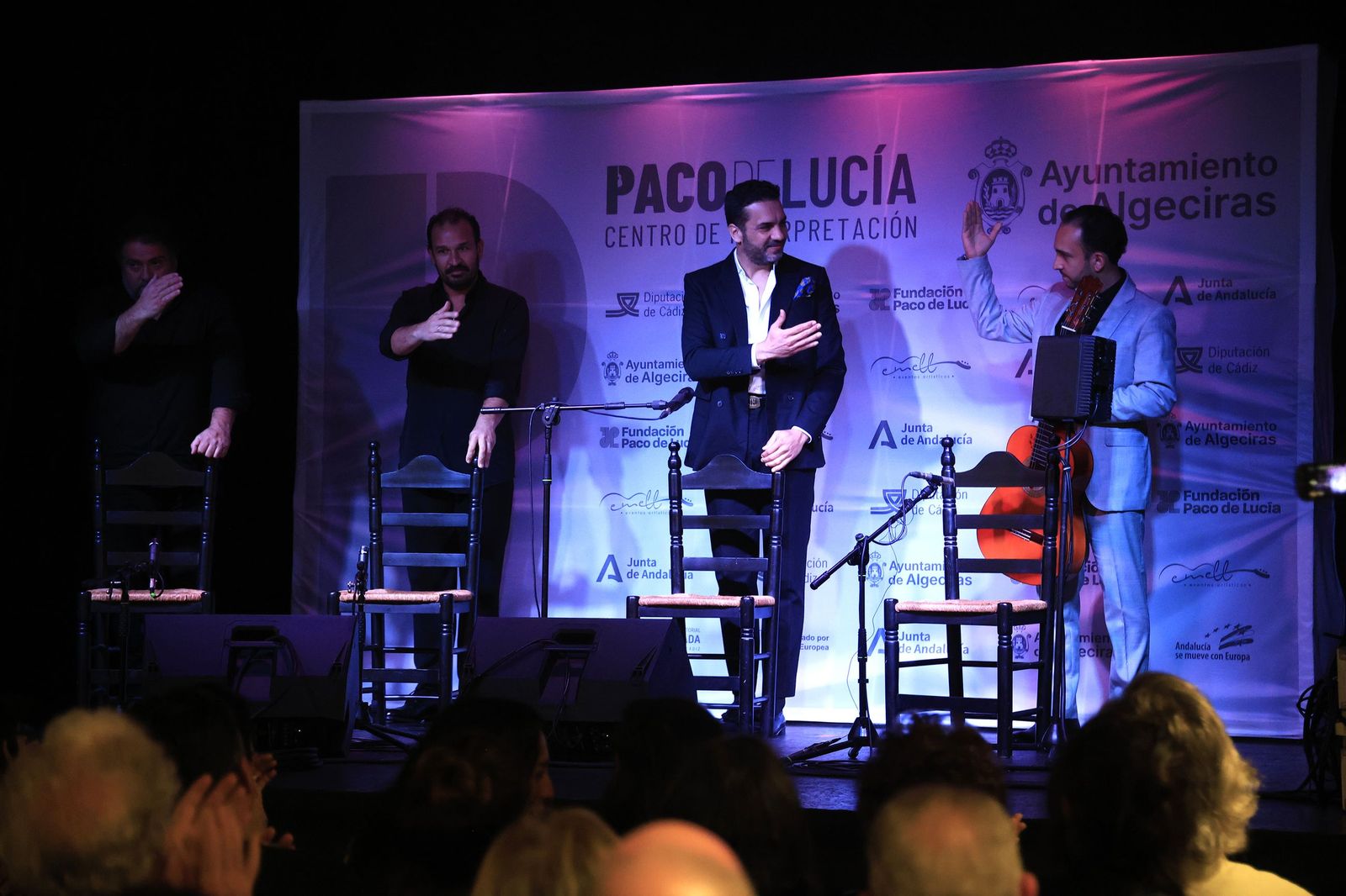 Fotos del recital de cante flamenco de Jesús Méndez en el Centro Paco de Lucía de Algeciras
