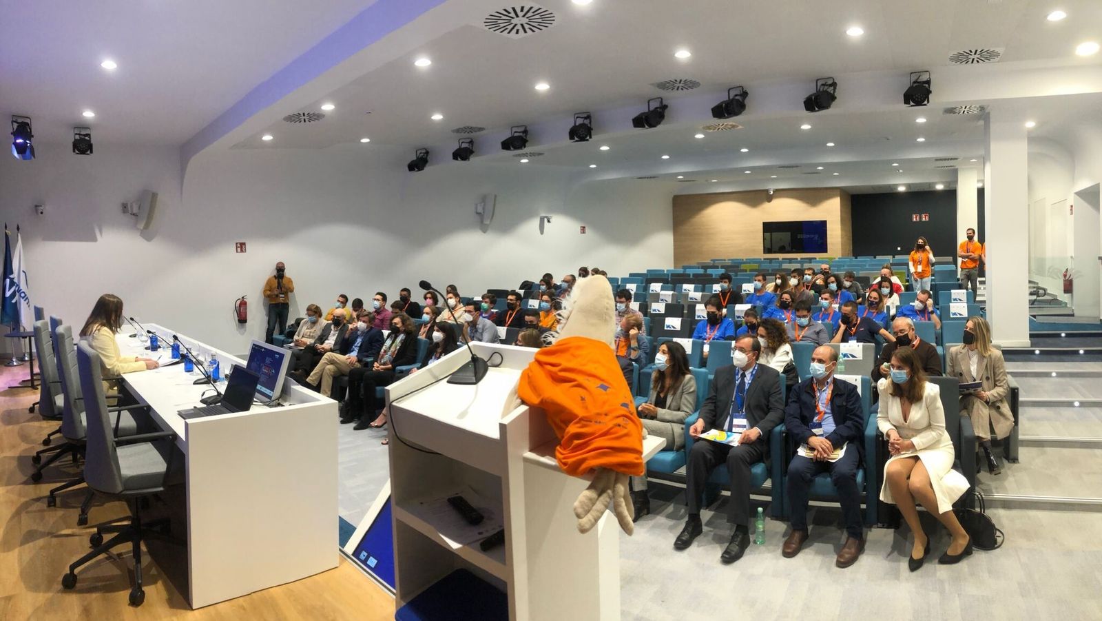 Celebración de foro científico y emprendedor Ocean Hackathon en las instalaciones del Navantia Training Centre de San Fernando.