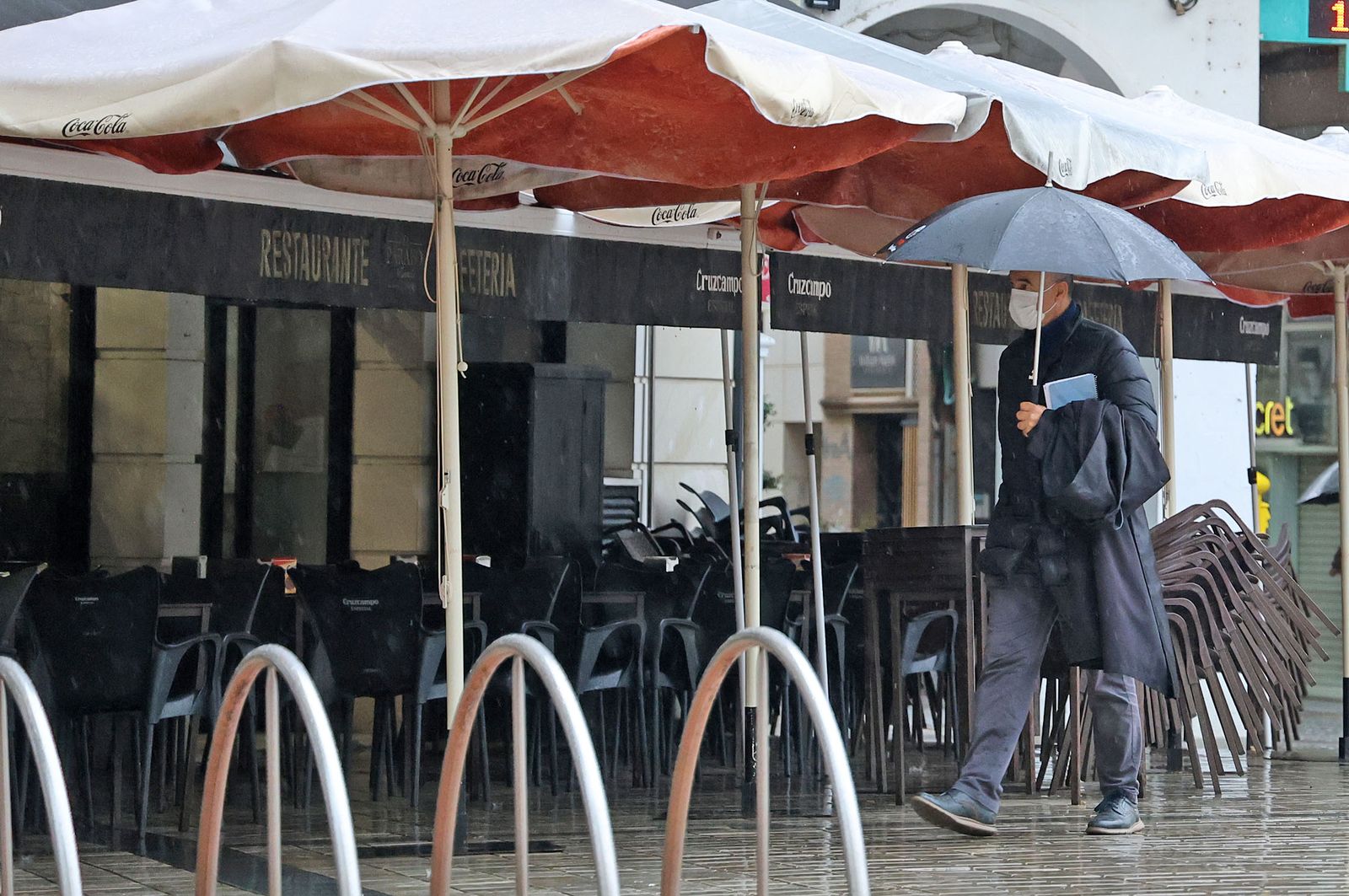 Imágenes del paso de la DANA por Huelva