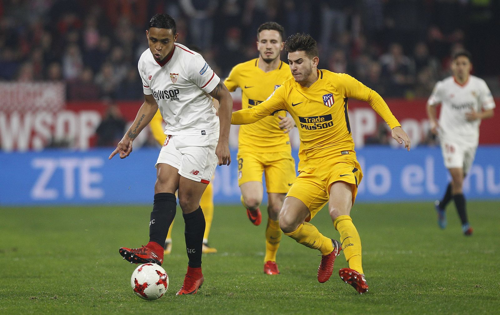 El Sevilla FC-Atlético de Madrid de Copa, en imágenes