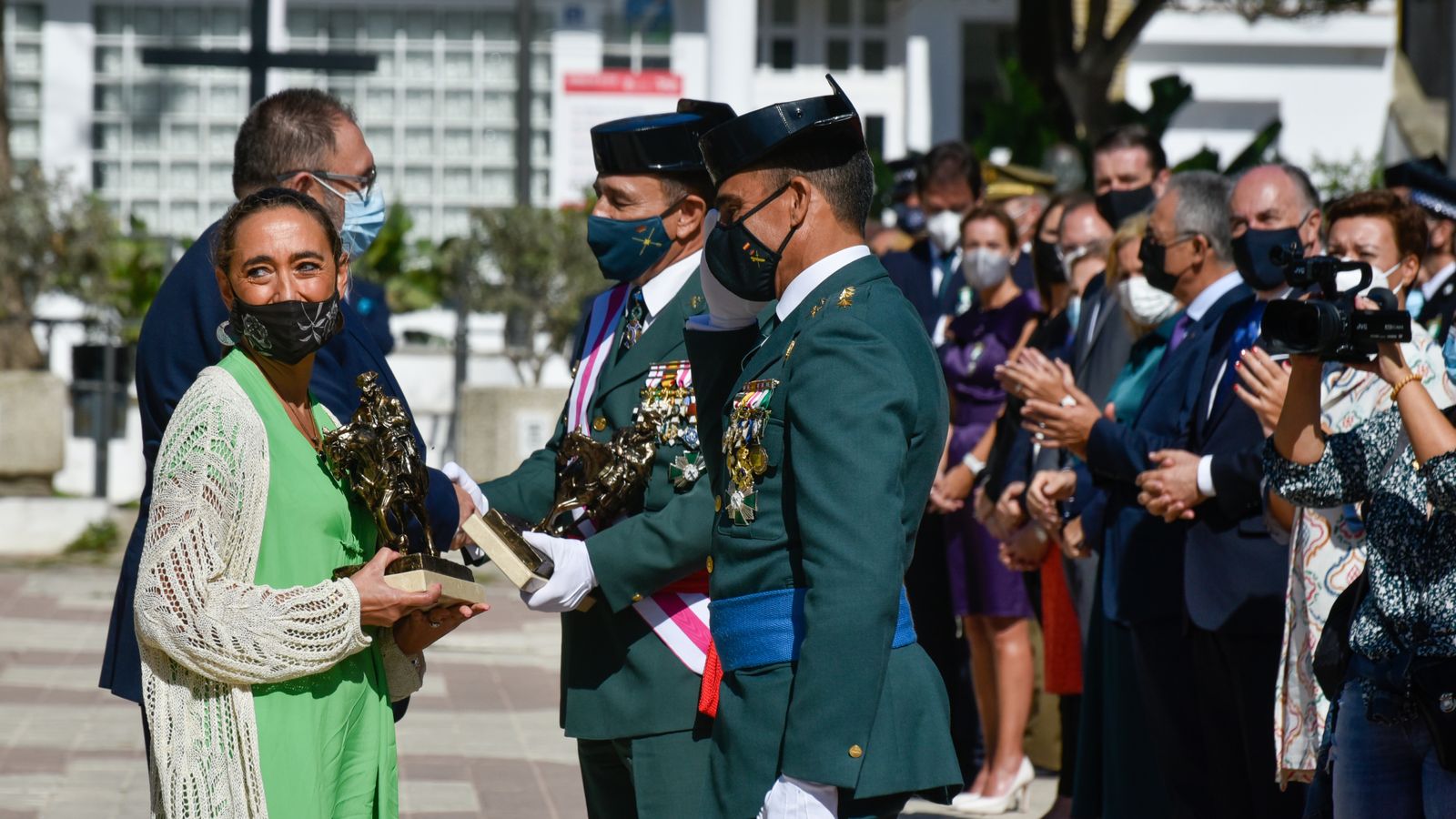 Las fotos de los actos de la Guardia Civil en Tarifa por la festividad de la Virgen del Pilar