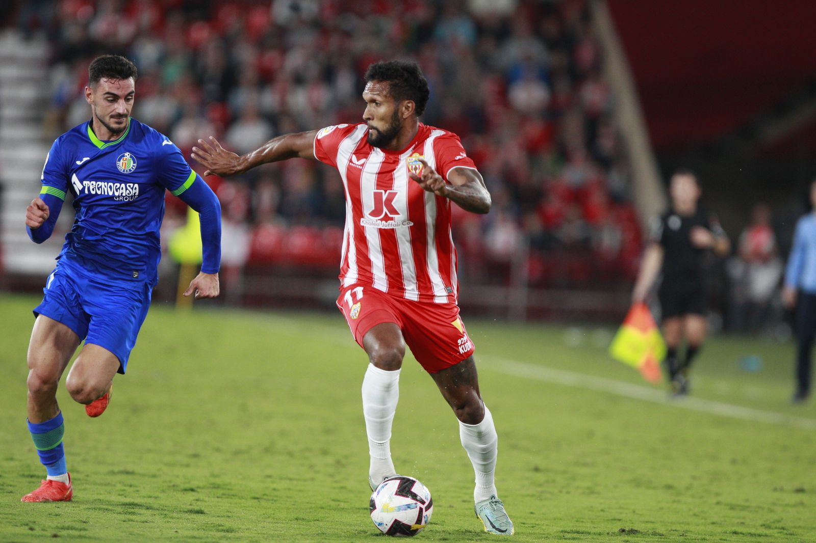 Imágenes del partido de fútbol U.D. Almería-Getafe C.F.