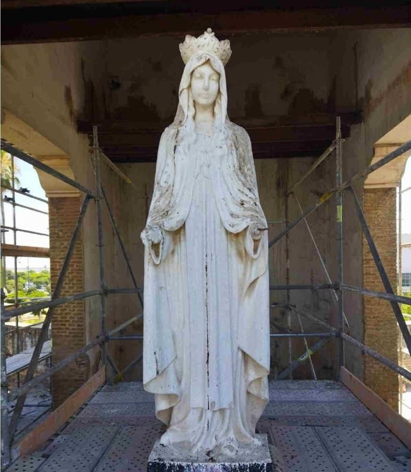 La Virgen de la Milagrosa de la antigua cárcel de la Ranilla.