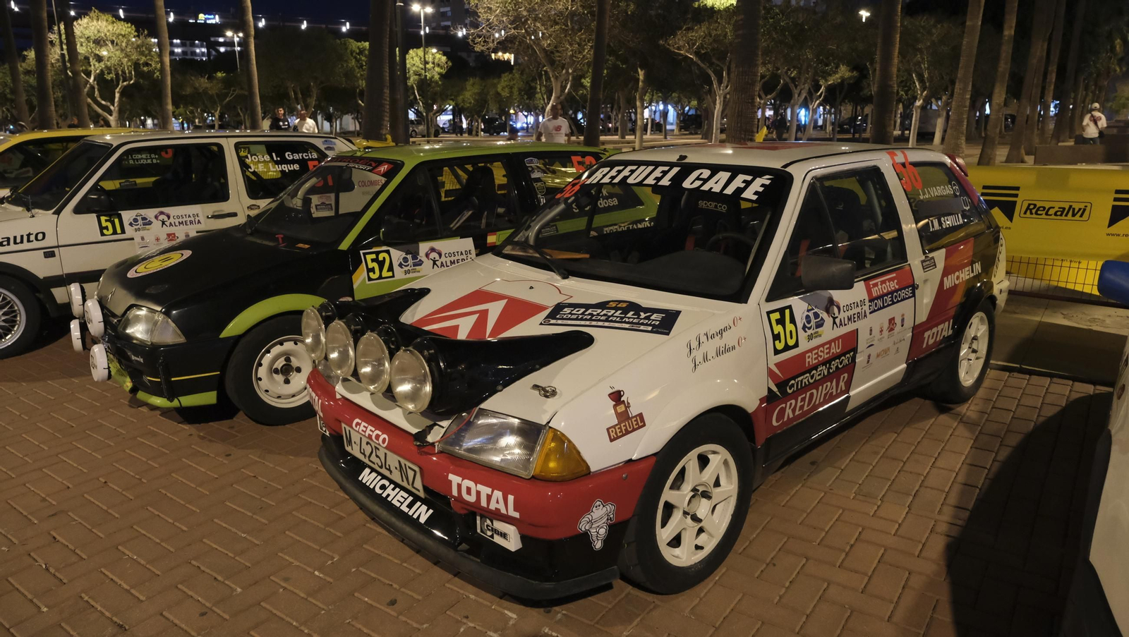 La salida de la 50 edición del Rallye Costa de Almería, en imágenes