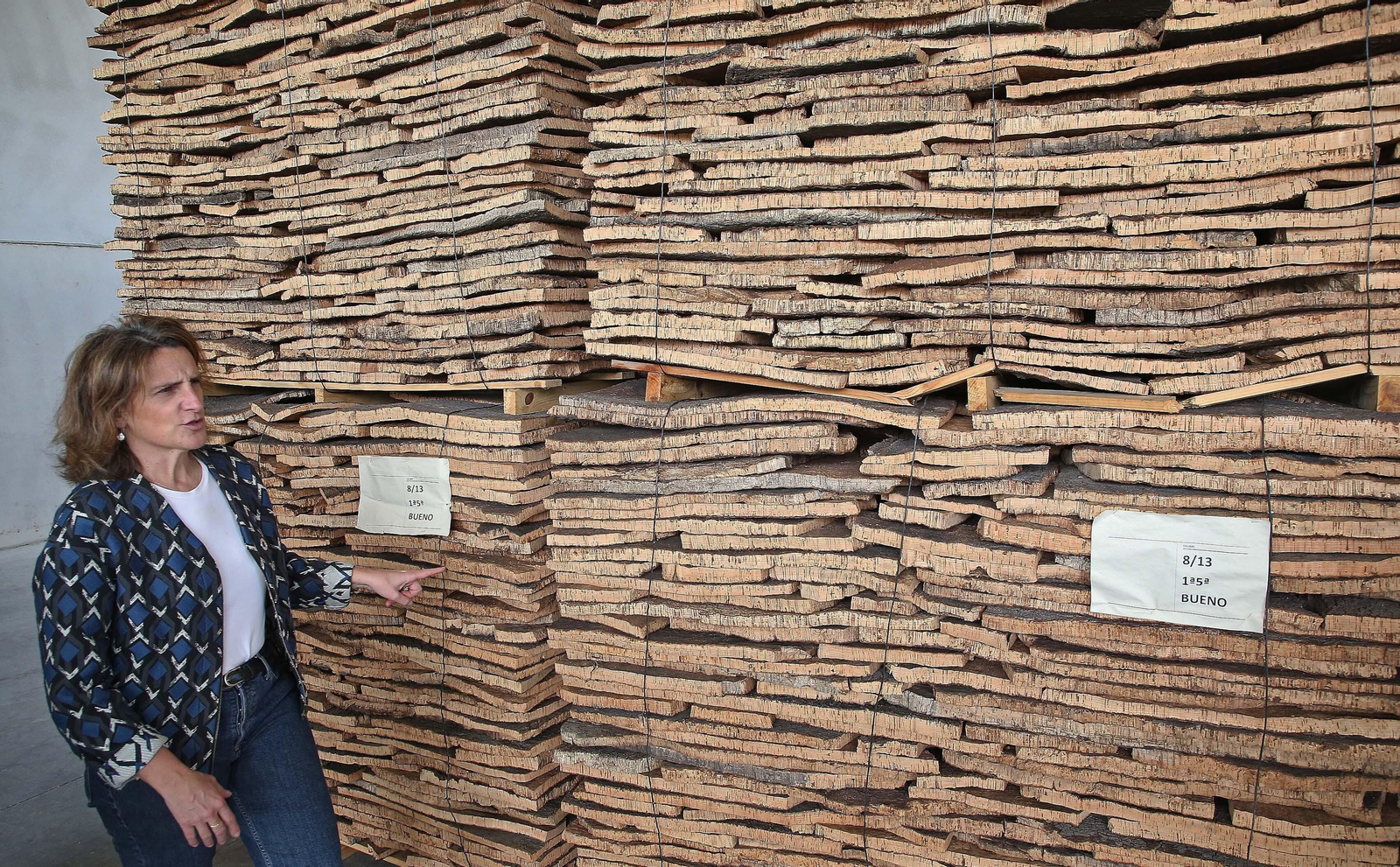 Visita de Teresa Ribera a la finca La Almoraima