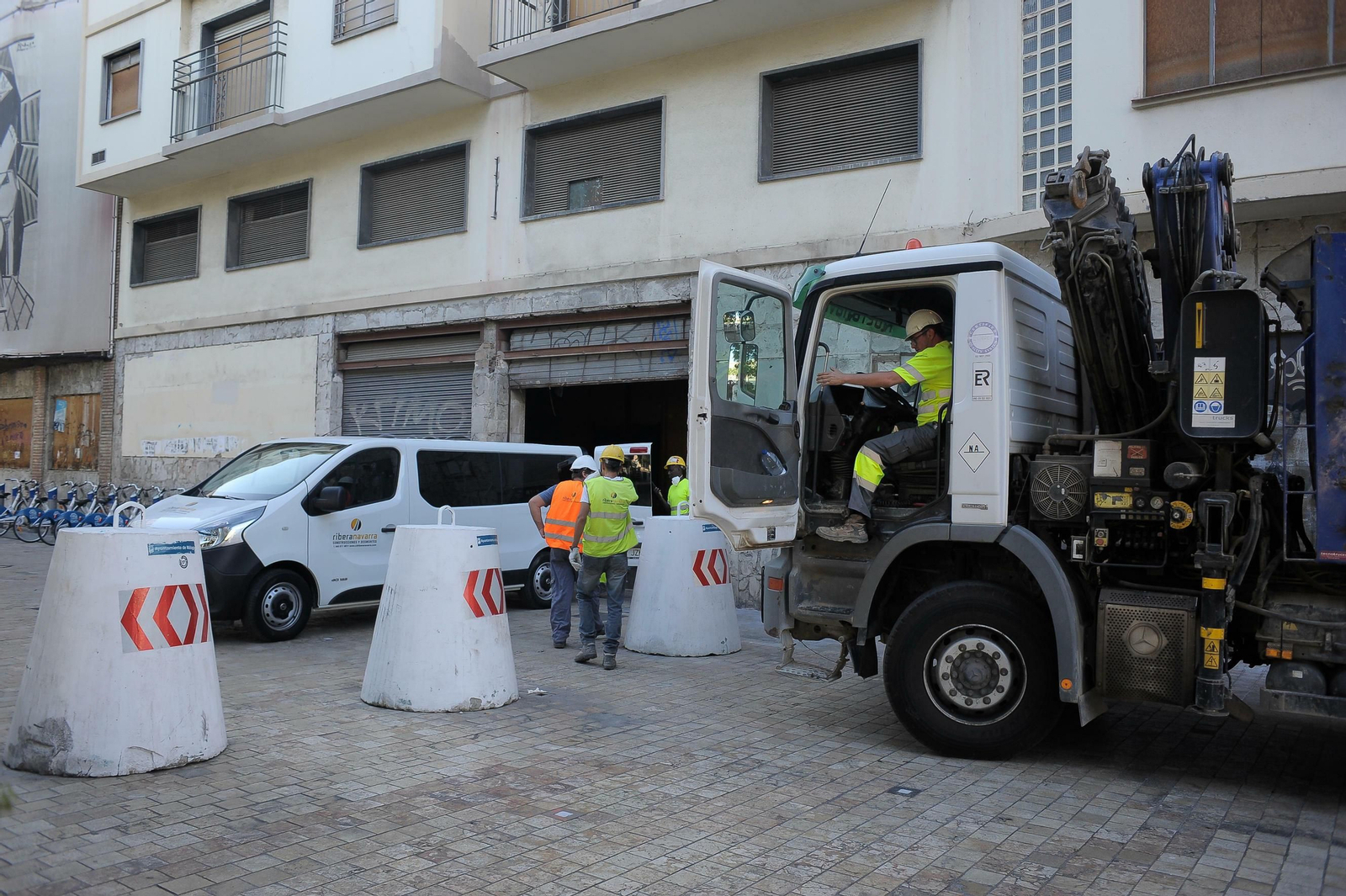 Fotos del comienzo de los trabajos para la demolición del Astoria