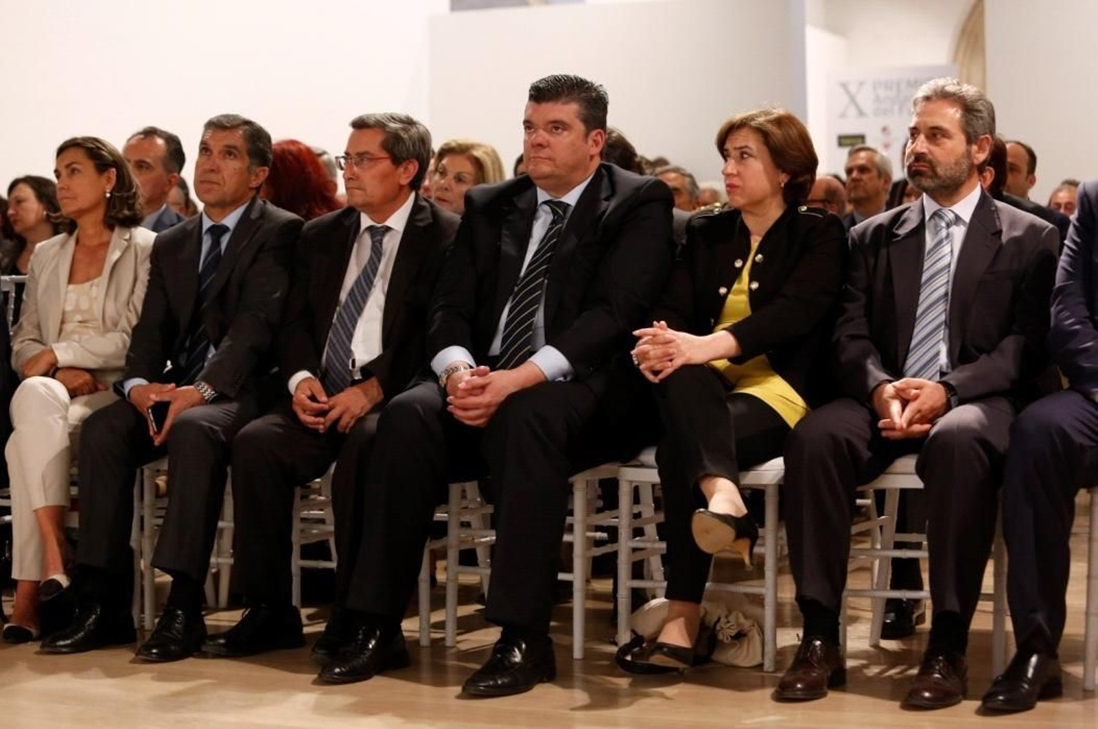 Amalia Blanco, Lorenzo del Río, José Entrena, Salvador Curial, Sandra García y Jesús Redondo.
