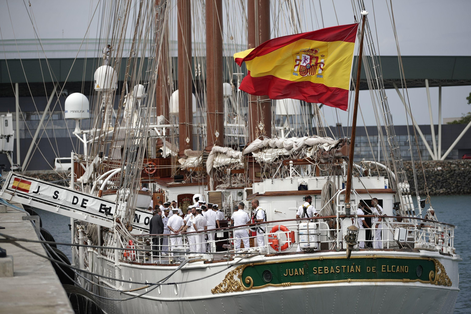 Armada: Las imágenes del 'Elcano' a su llegada a Balboa (Panamá)