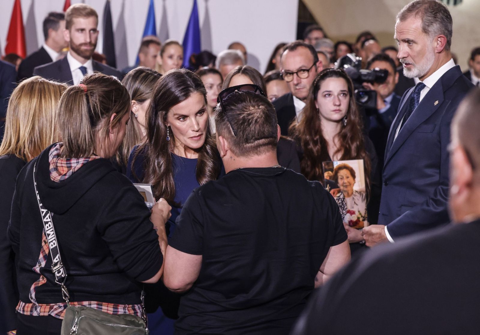 El Rey Felipe VI y la Reina Letizia en el funeral de Estado por las víctimas de la DANA de Valencia