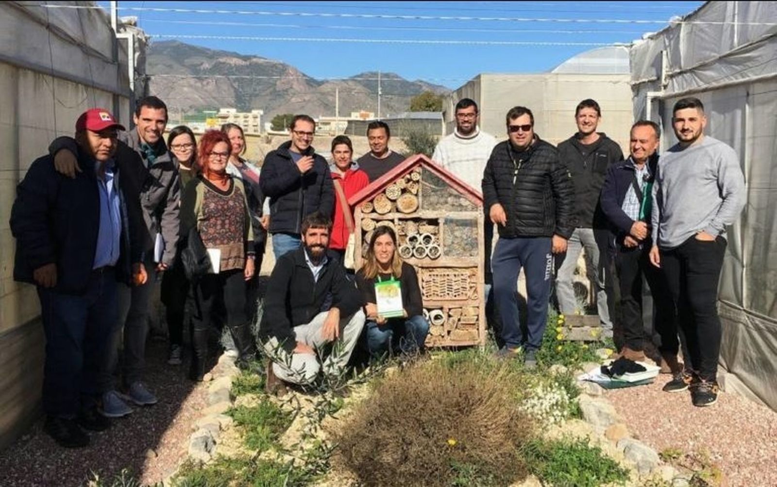 Encuentro reciente con técnicos y agricultores en las instalaciones del Ifapa de La Mojonera.