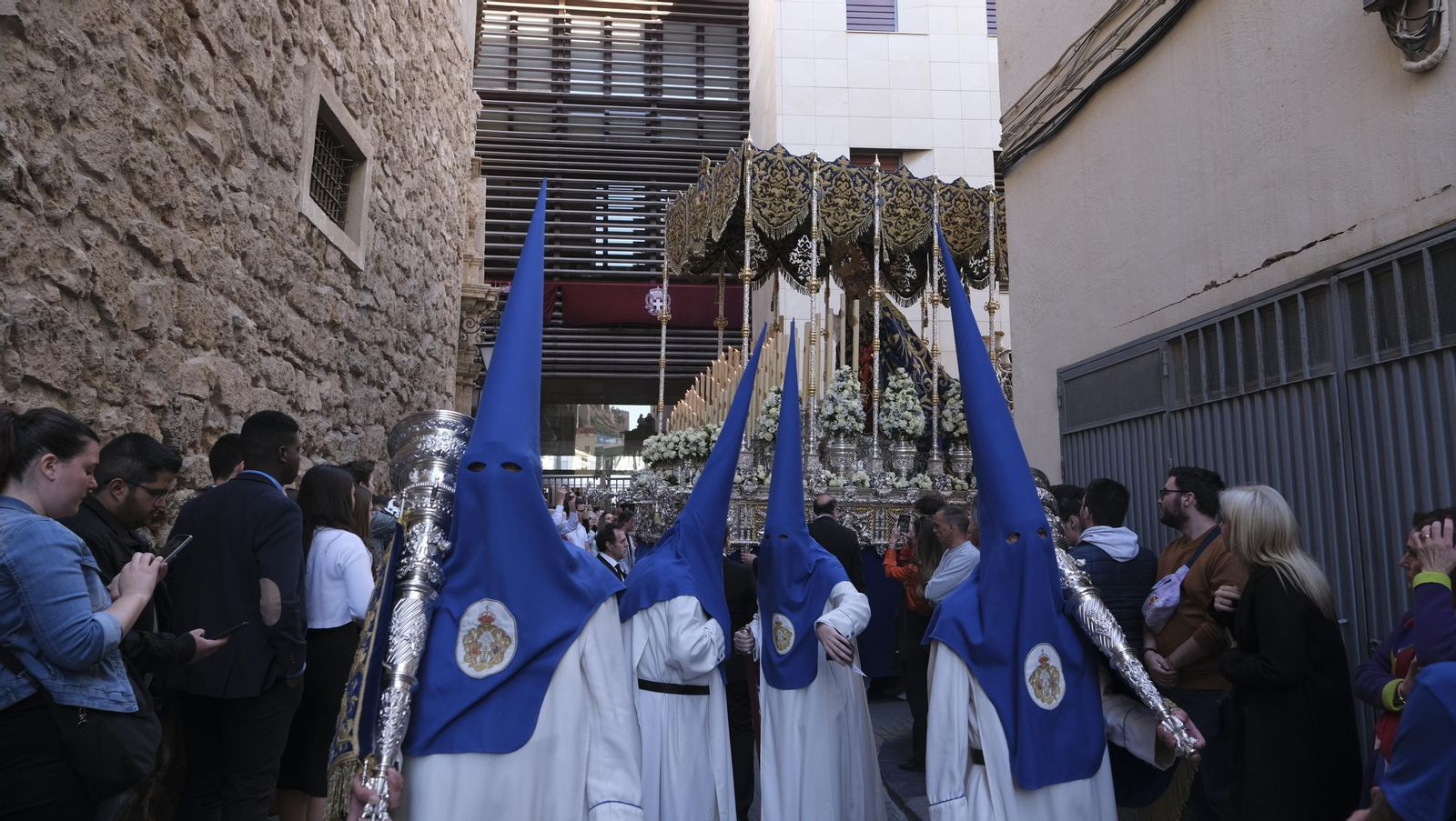 La procesión de Prendimiento en Almería, en imágenes
