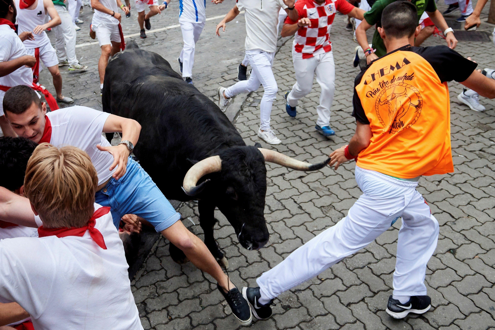 Primer encierro de los sanfermines 2019