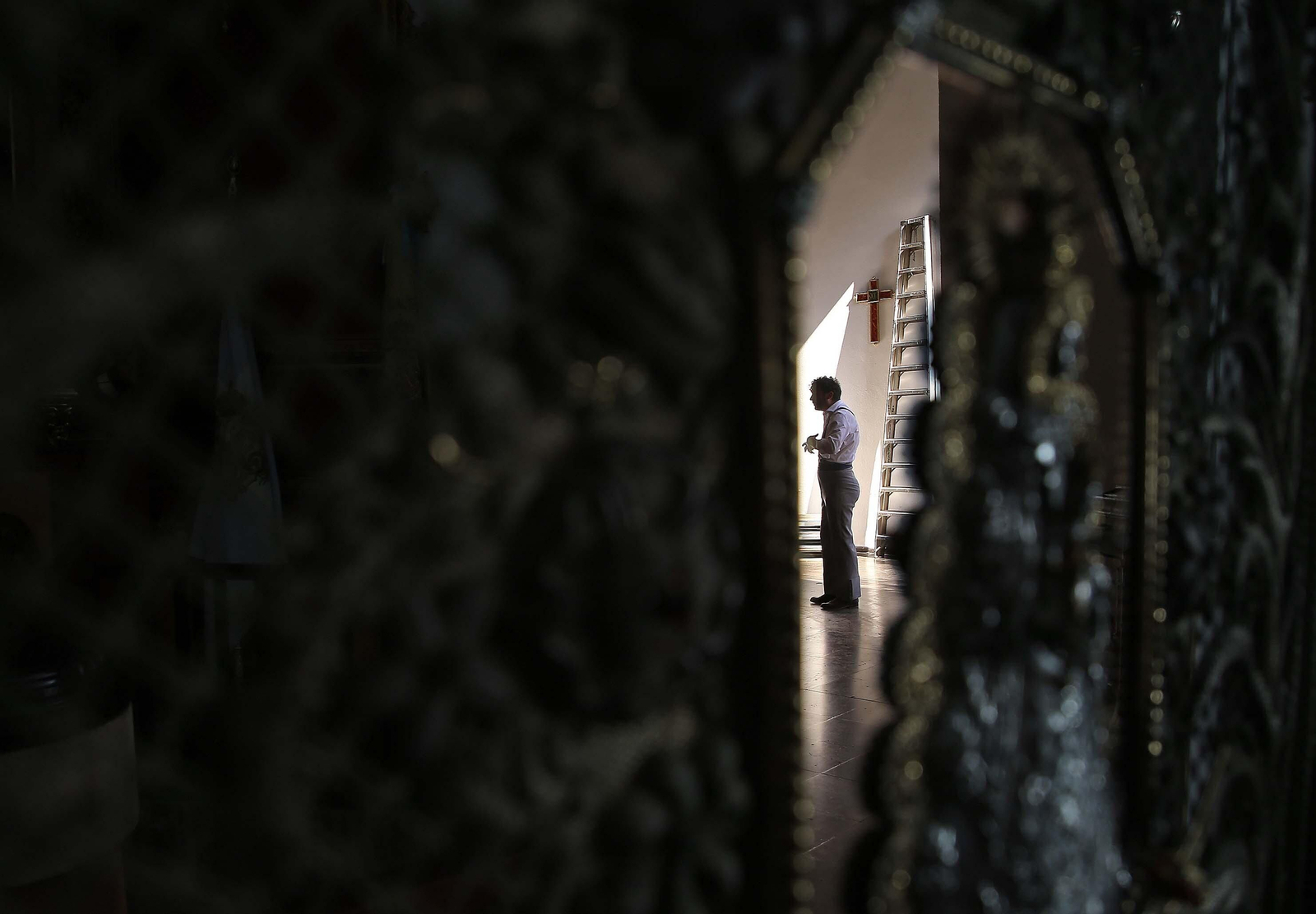 El comienzo de la peregrinación de la Hermandad del Rocío de Algeciras, en imágenes