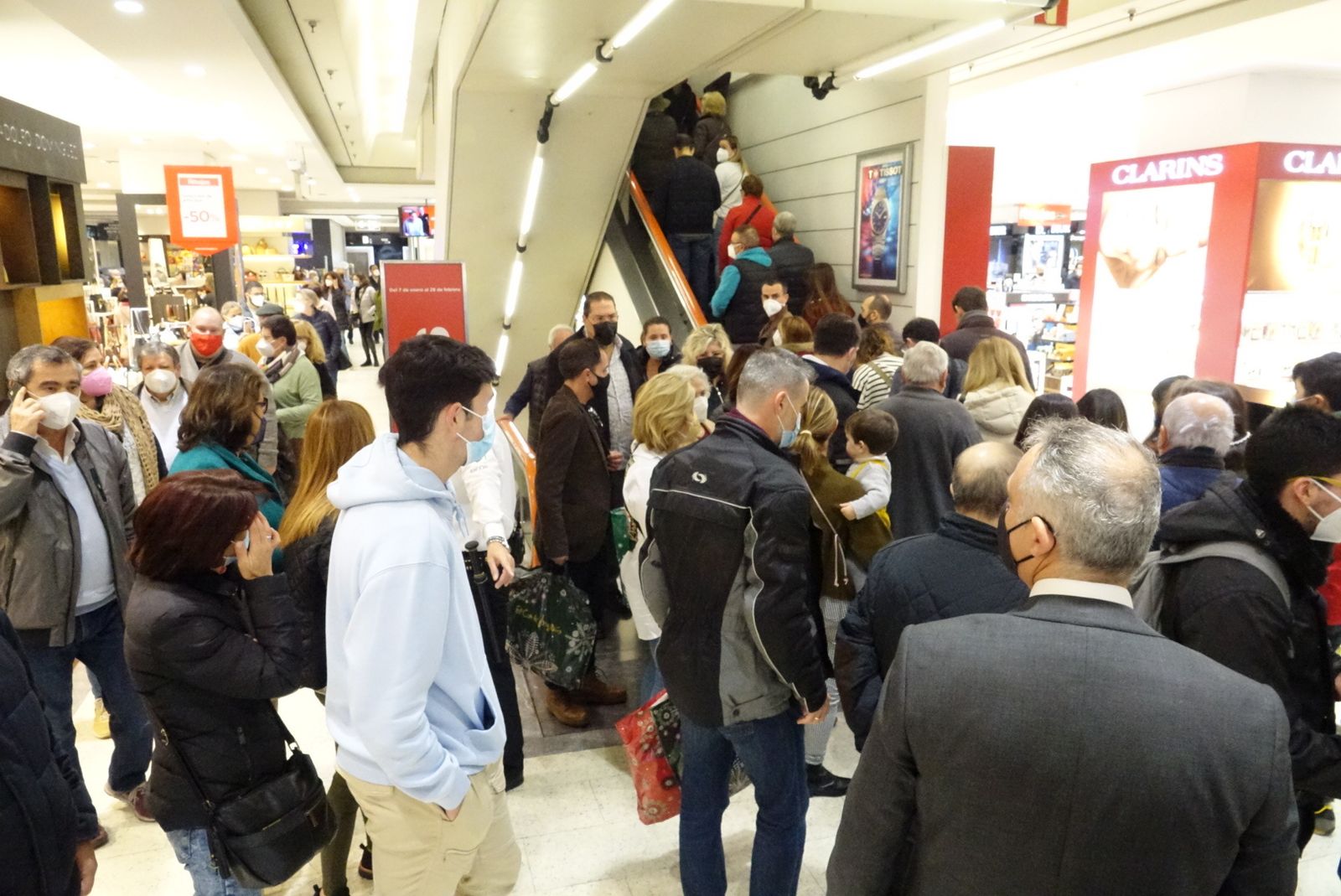 Primer día de rebajas en Málaga, en fotos