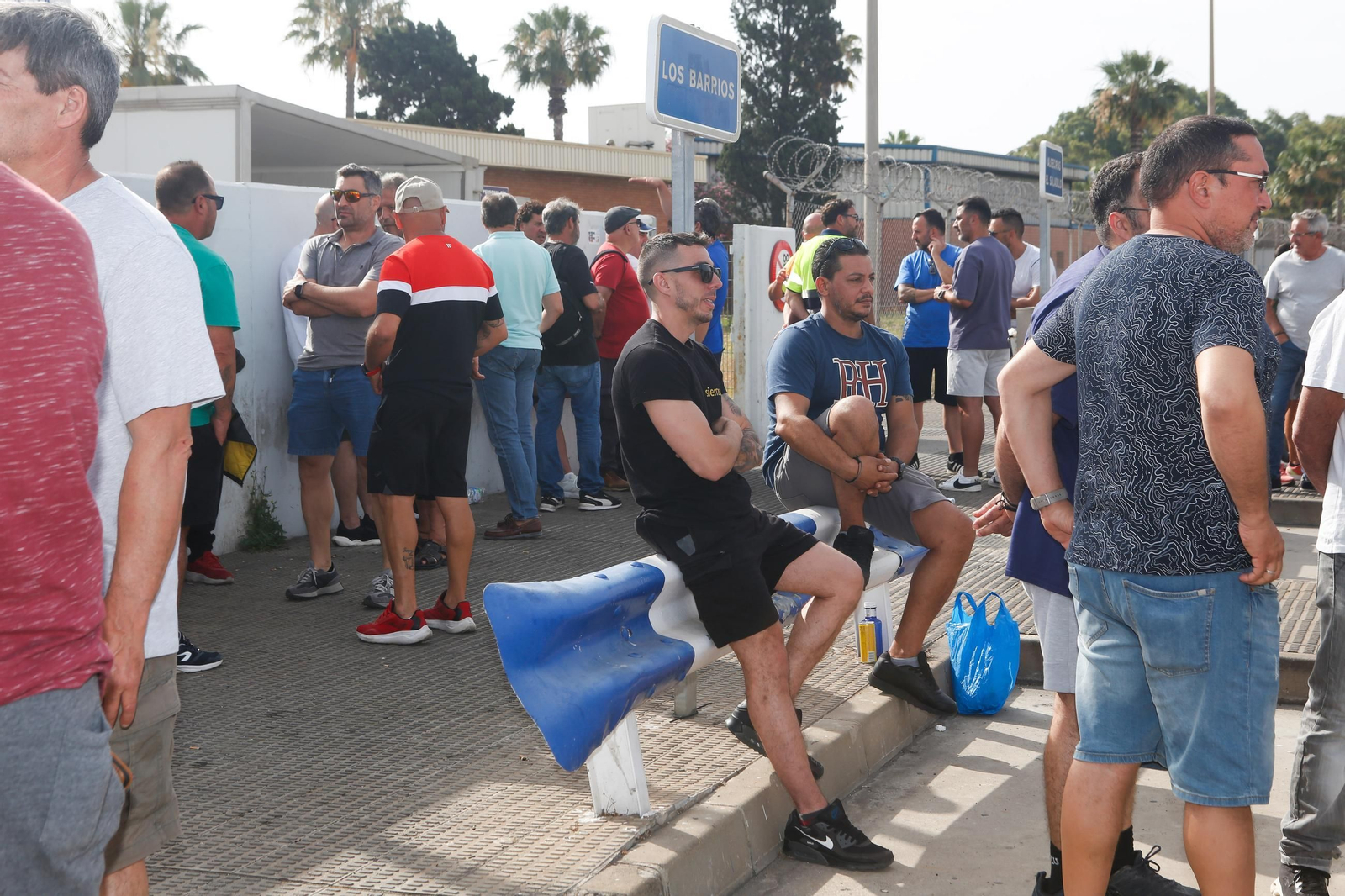 Las protestas por la huelga del metal este martes en el Campo de Gibraltar, en imágenes