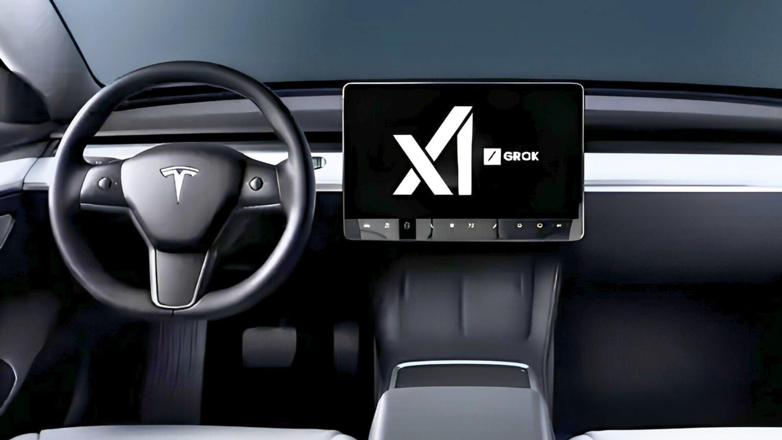 El chatbot Grok de Elon Musk en un Tesla