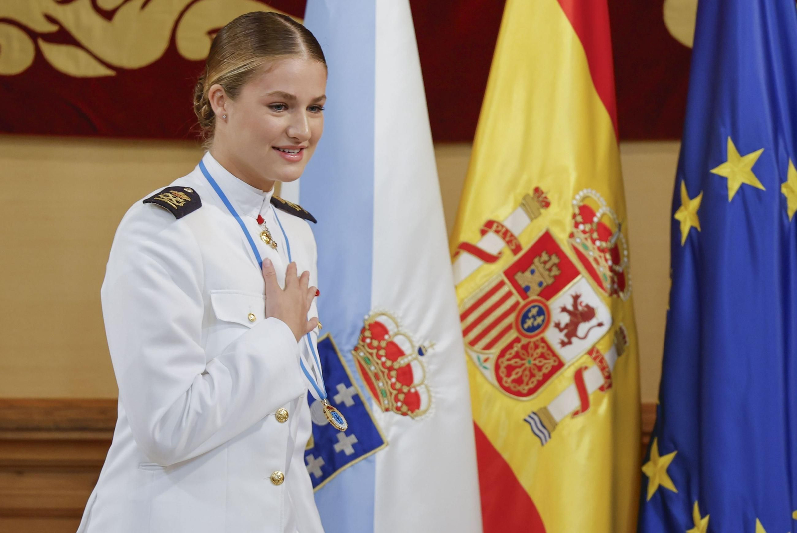 Las fotos de la entrega de la Medalla de Oro de Galicia a la princesa Leonor
