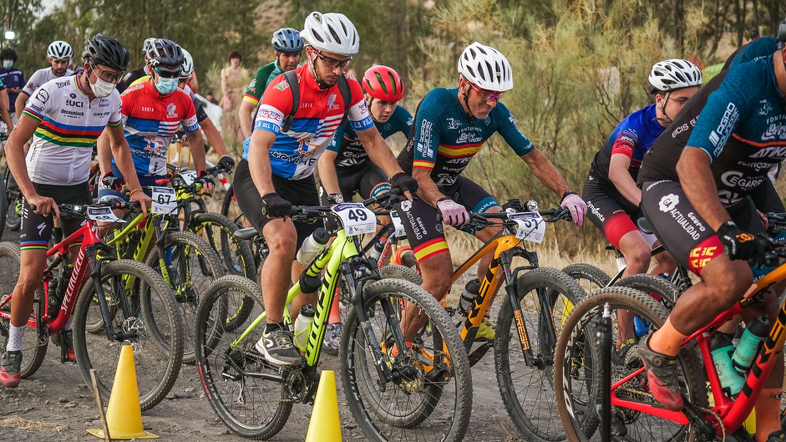 Salida en la Ruta Nocturna BTT