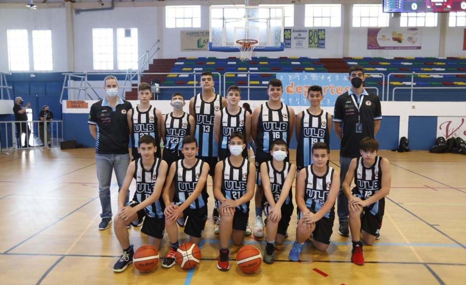 El equipo infantil de la ULB.