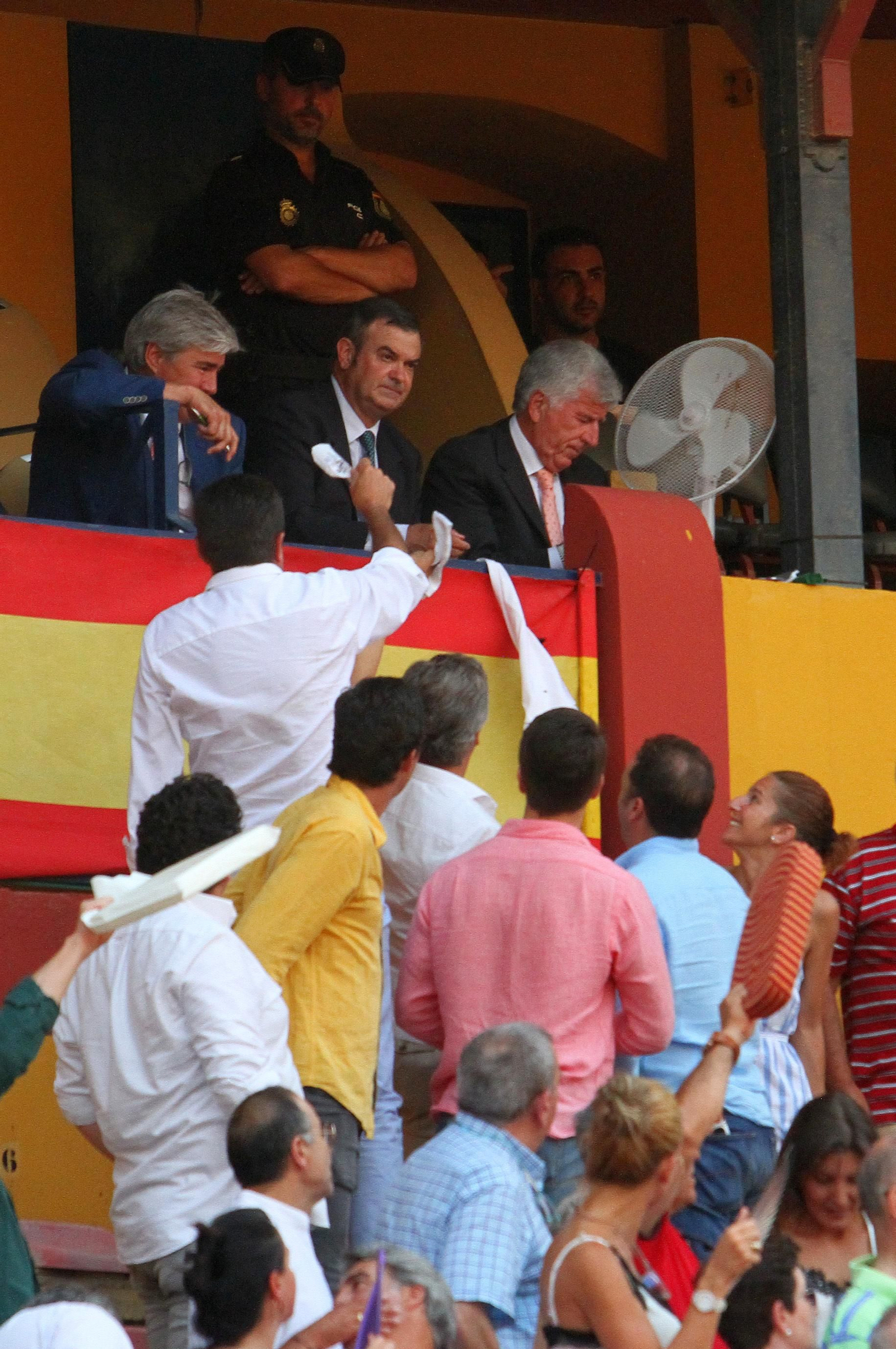 Faena de Emilio Silvera en la novillada de la Plaza de La Merced