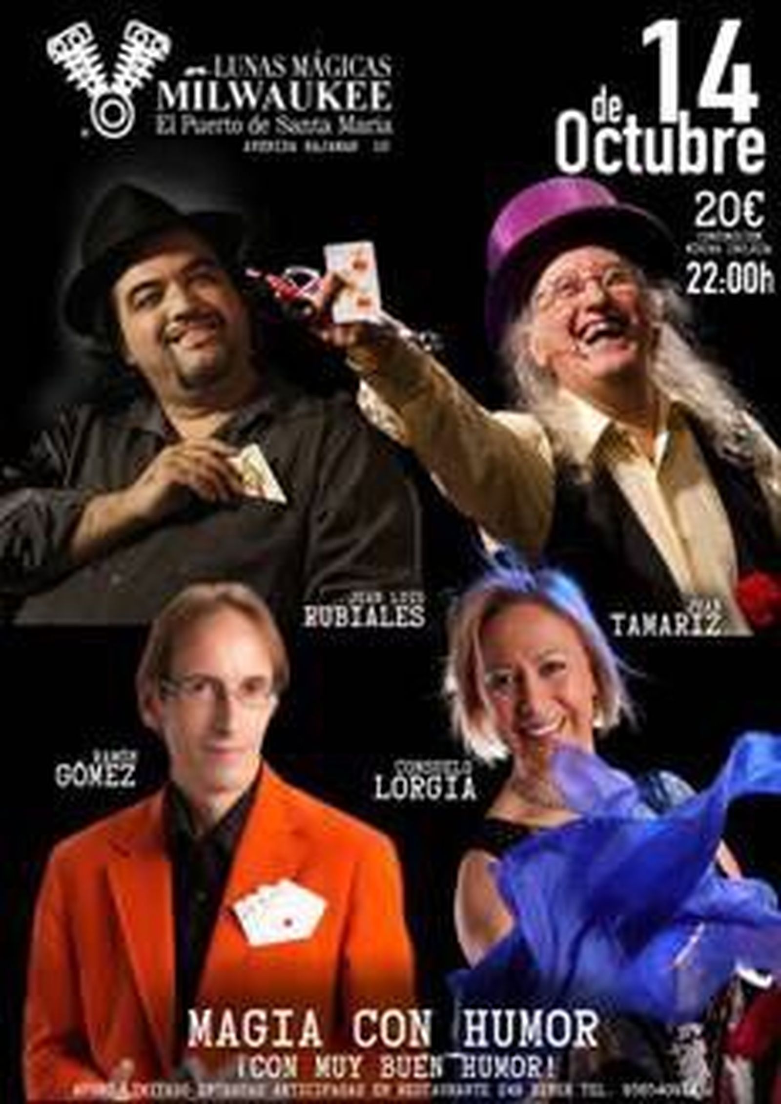 El espectáculo de magia.