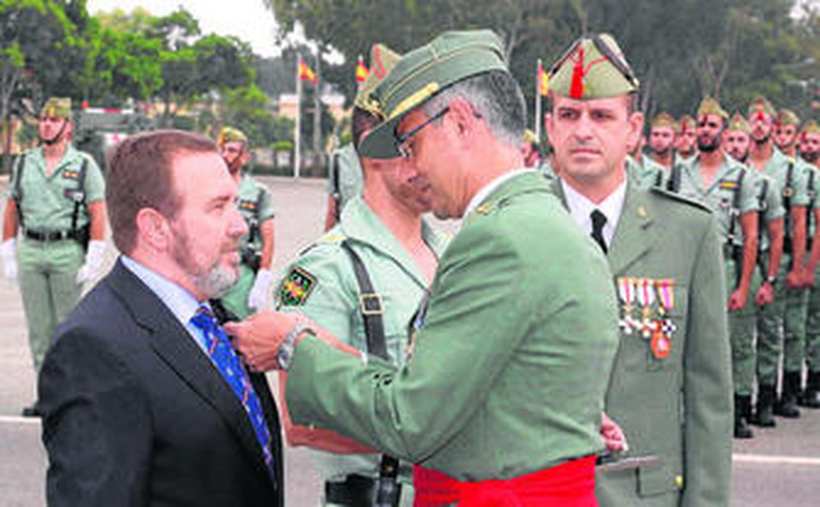Los zapadores de La Legión honran a San Fernando, Patrón de Ingenieros