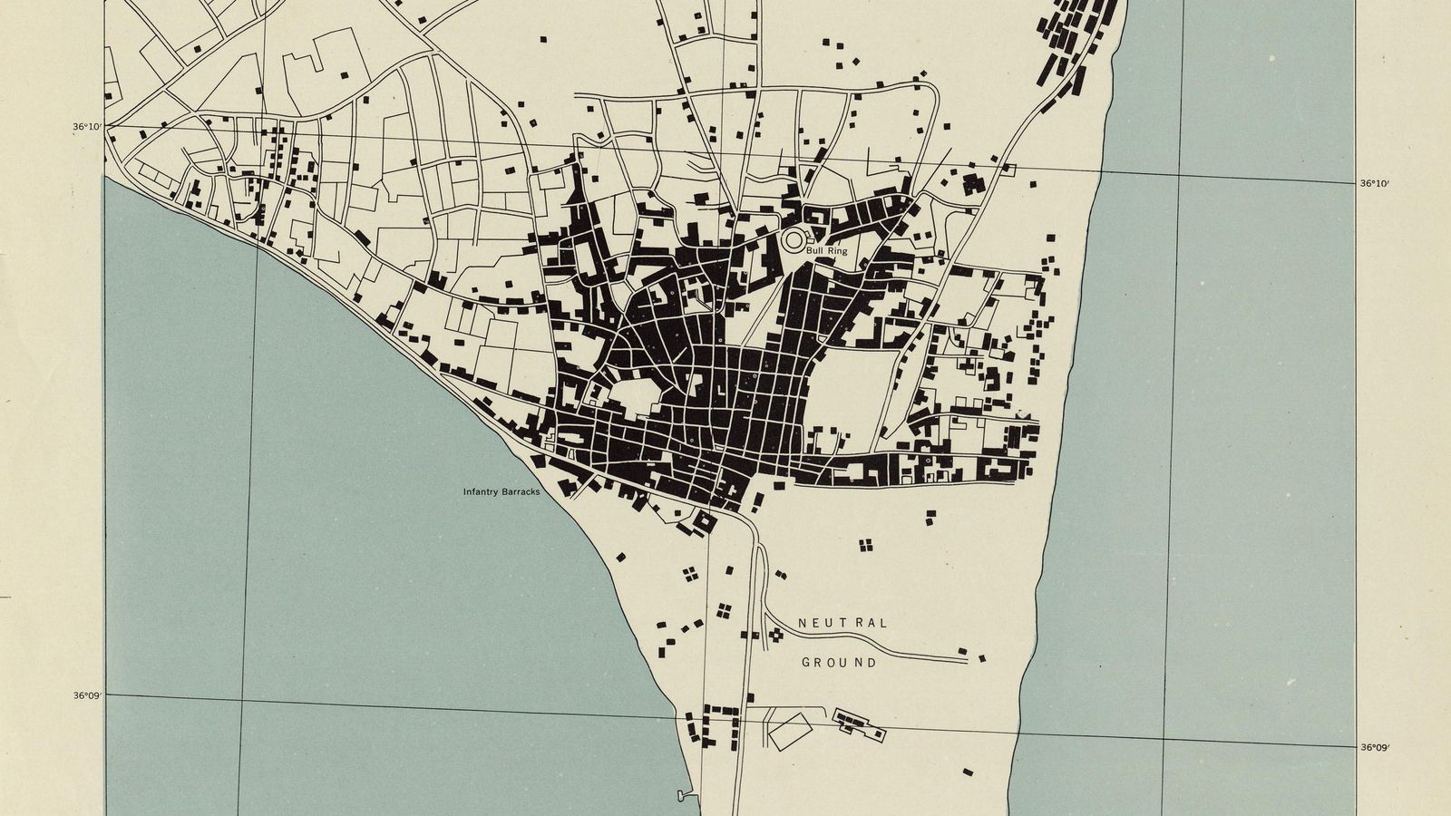 Mapa de La Línea para su invasión.