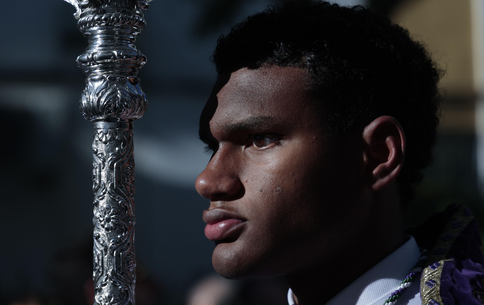 Las imágenes del viacrucis de las cofradías 2024