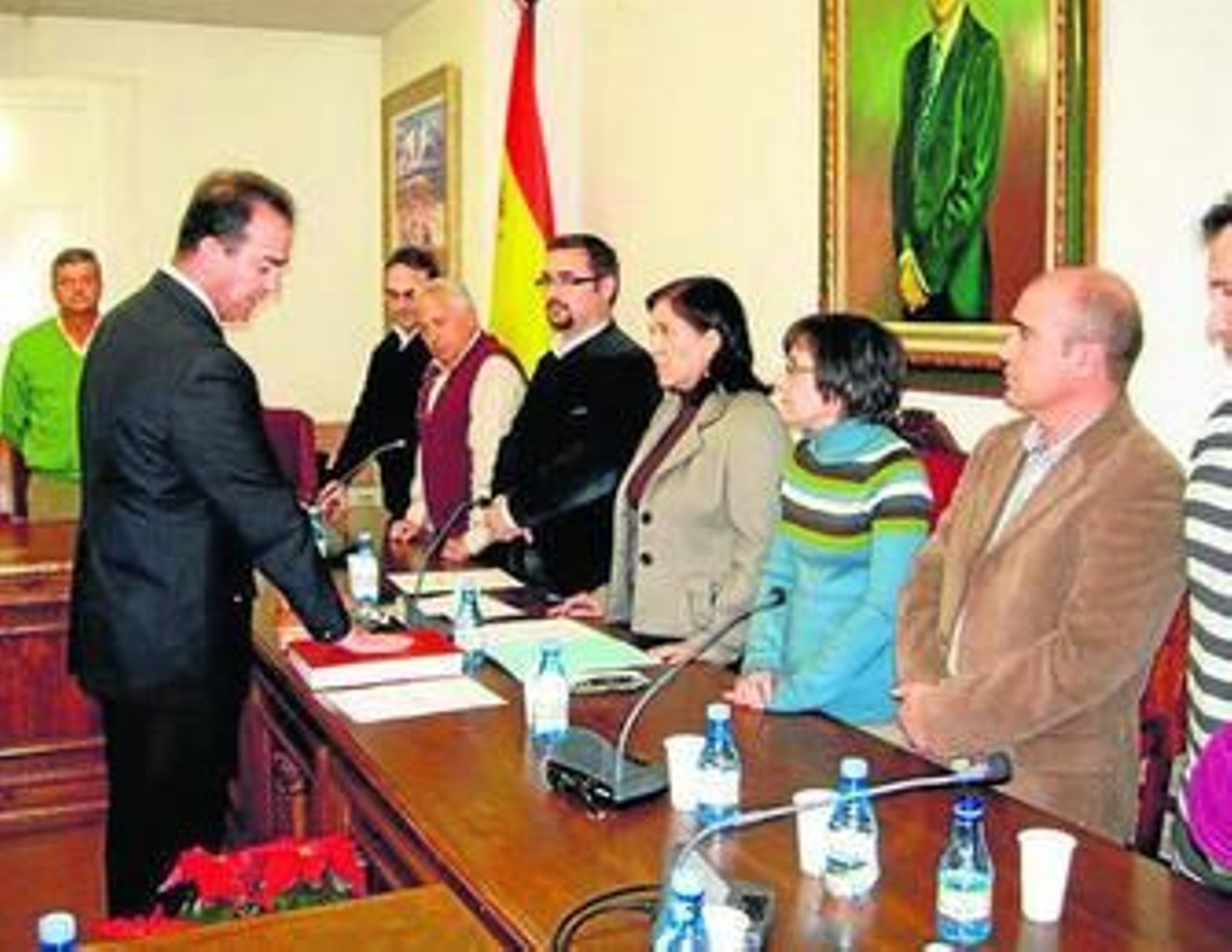 Mateo López juró su cargo ante los miembros de la Corporación.