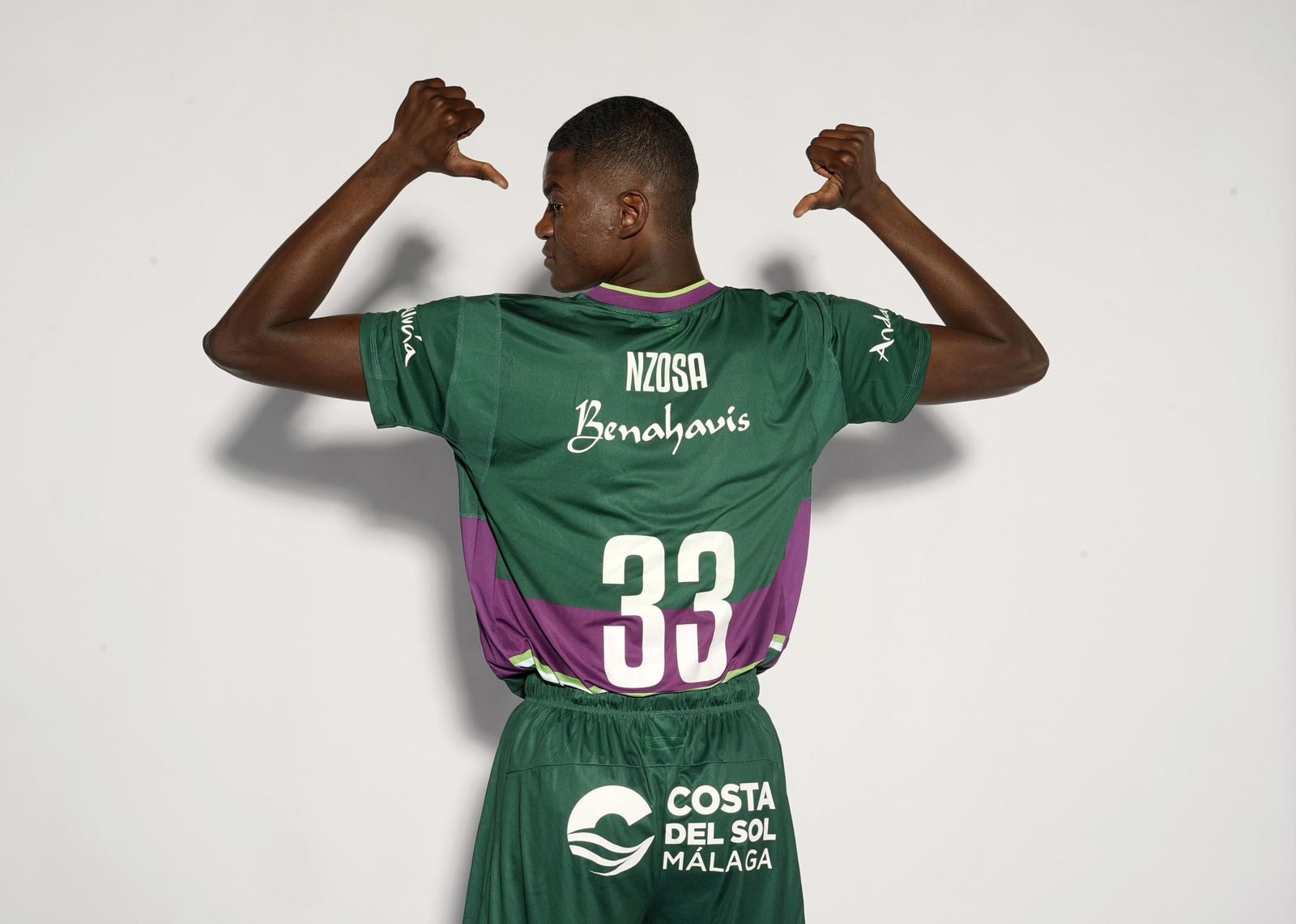 Yannick Nzosa, en la sesión de fotos de la ACB.