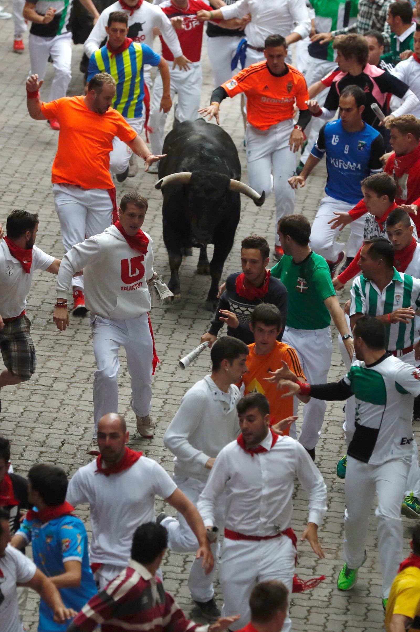 Las imágenes del encierro de los toros de Jandilla