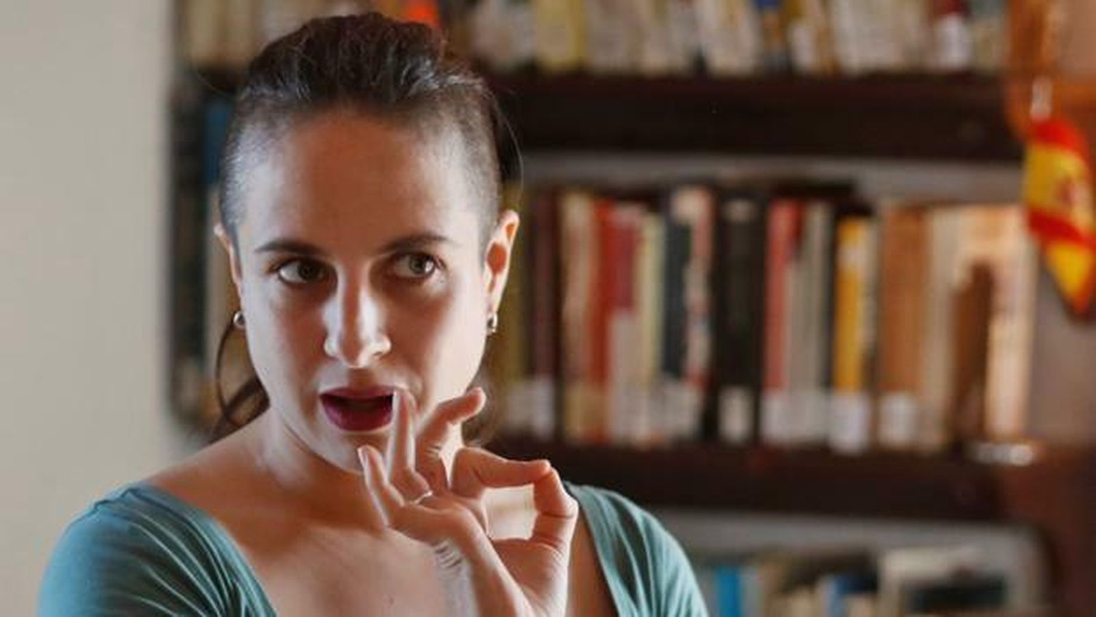 Cristina Morales, en una imagen tras ganar el Premio Nacional de Narrativa.