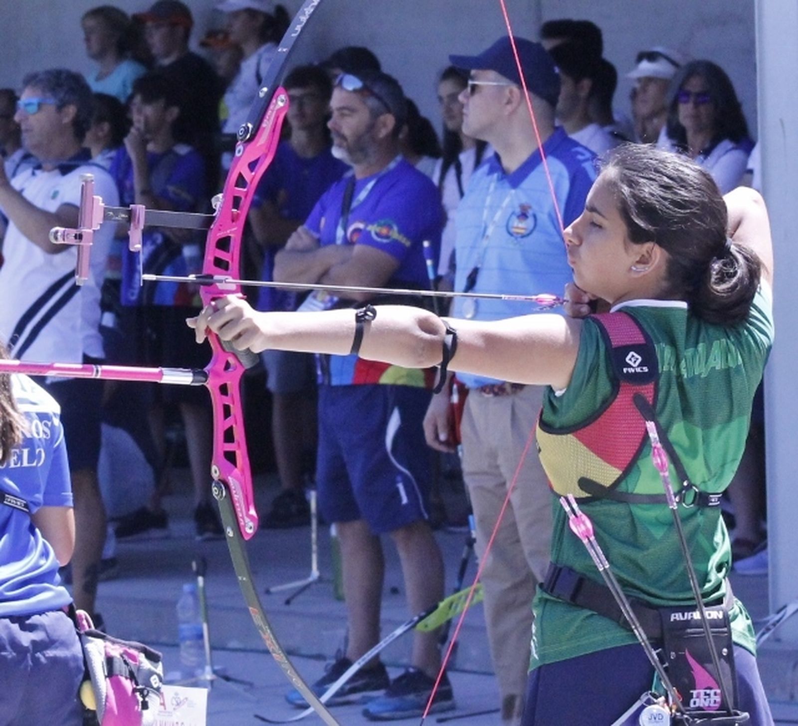Judit Jiménez durante el pasado Campeonato de España