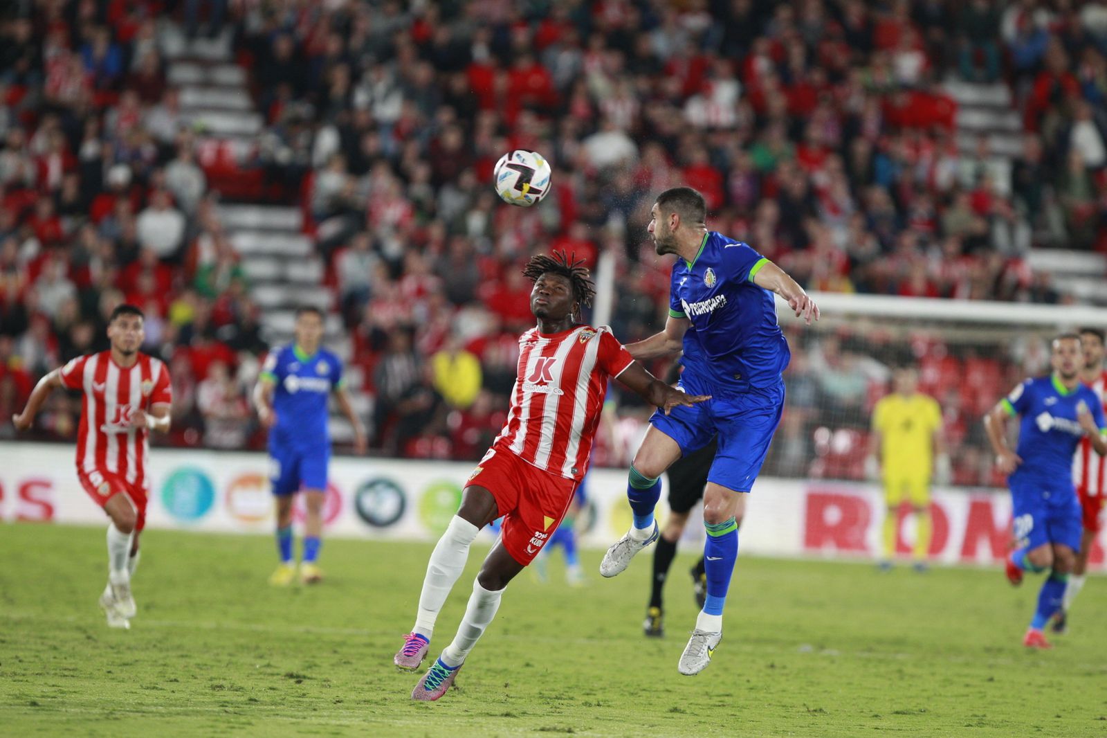 Imágenes del partido de fútbol U.D. Almería-Getafe C.F.