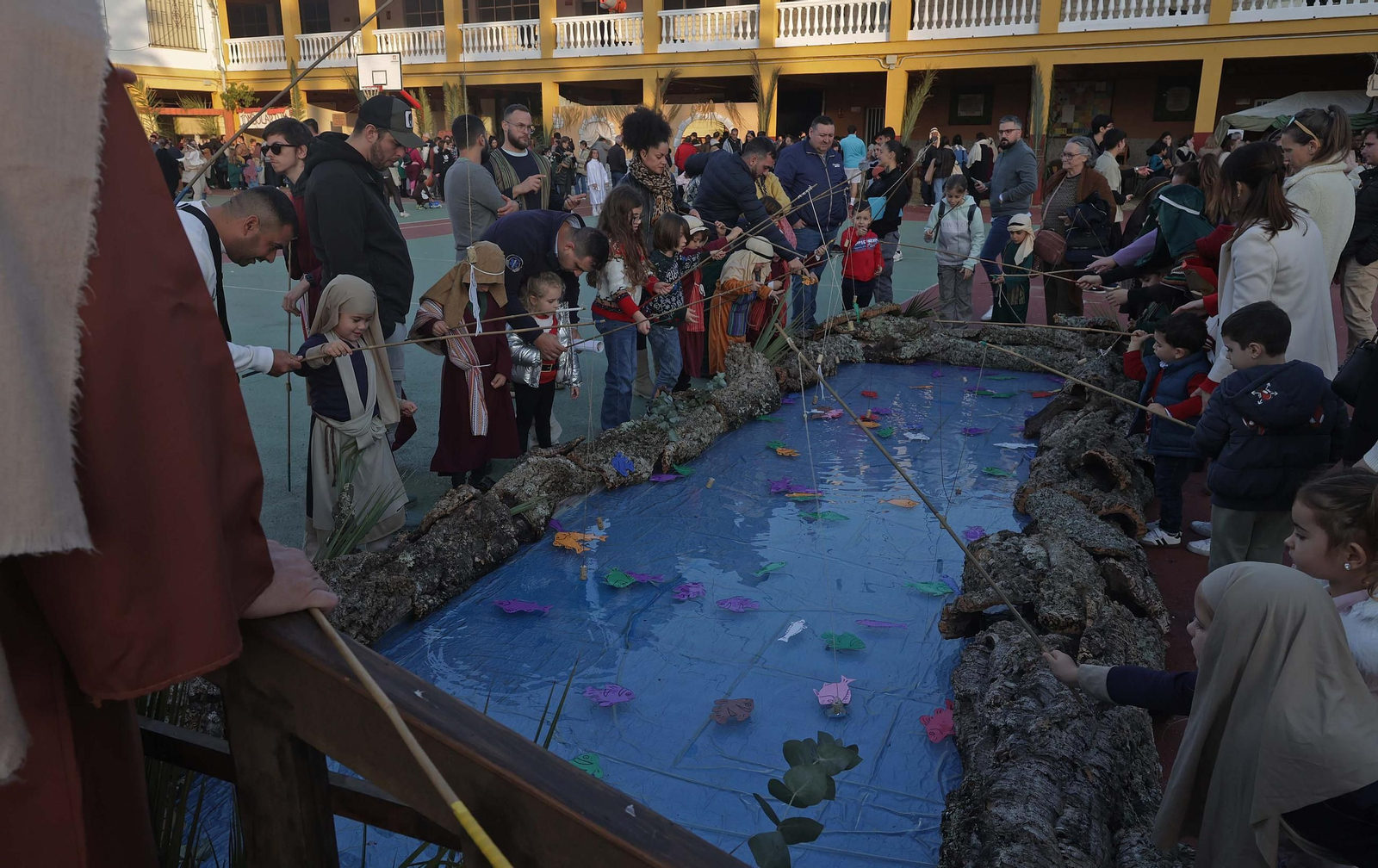 Fotos del Belén Viviente del colegio Salesianos de La Línea