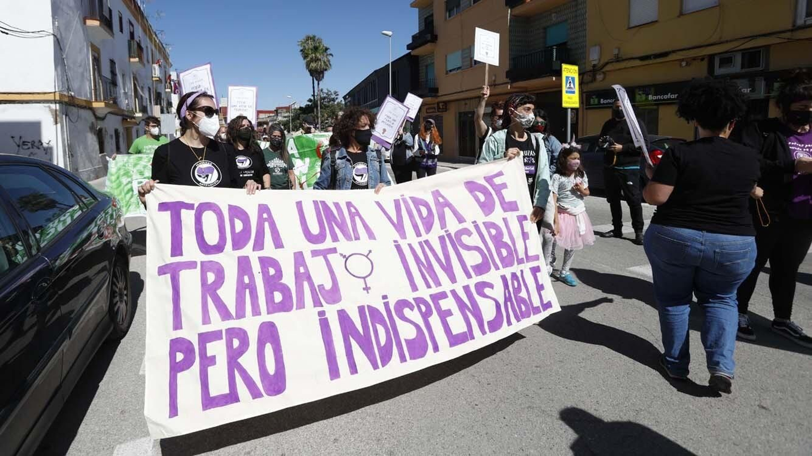 Las foto de la Manifestación del 1 de mayo celebrada por la CGT en Algeciras