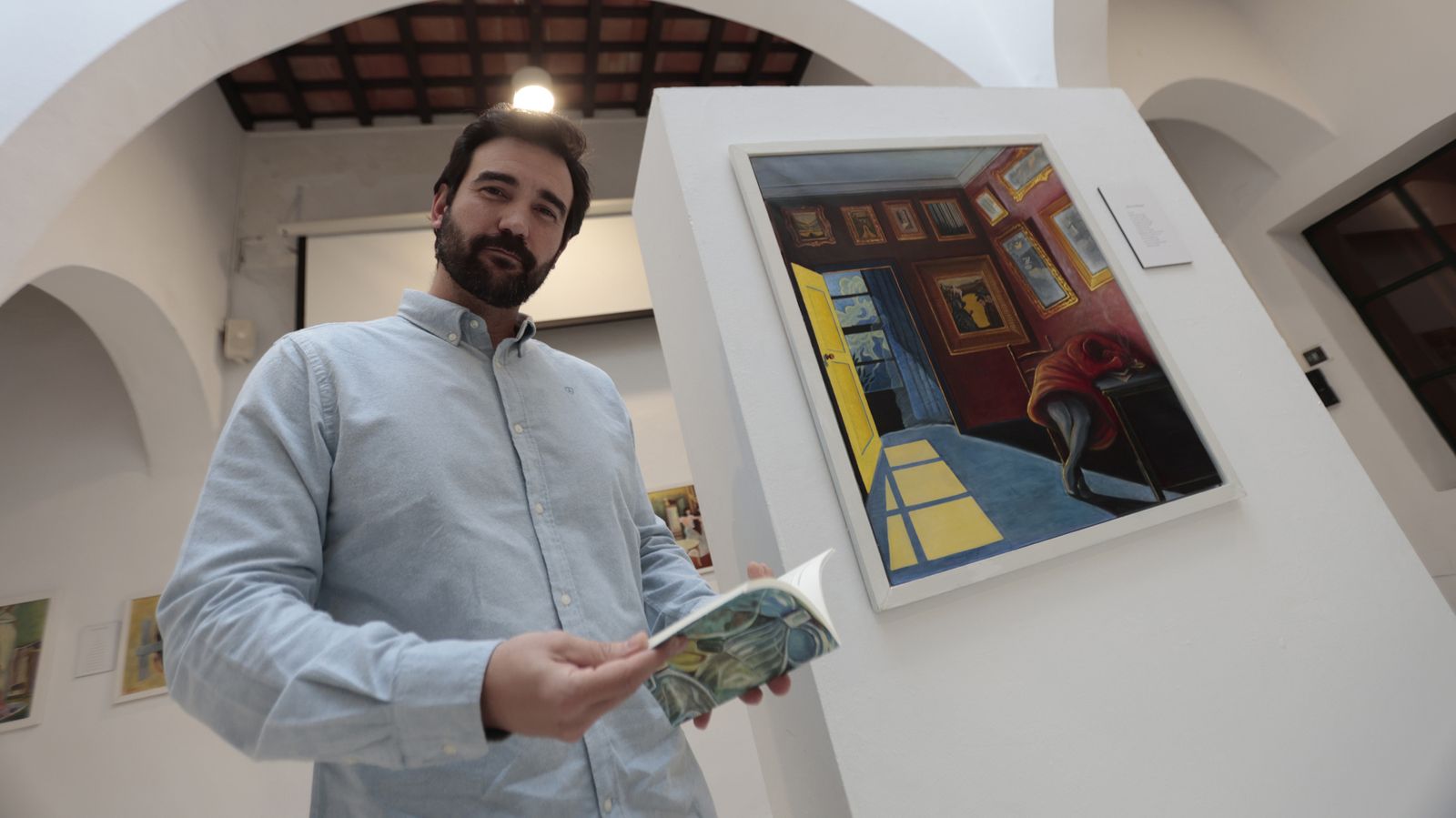 Inauguración de la exposición "Pasen y Lean" y presentación del libro Hominis Oblitus de Enrique Martínez