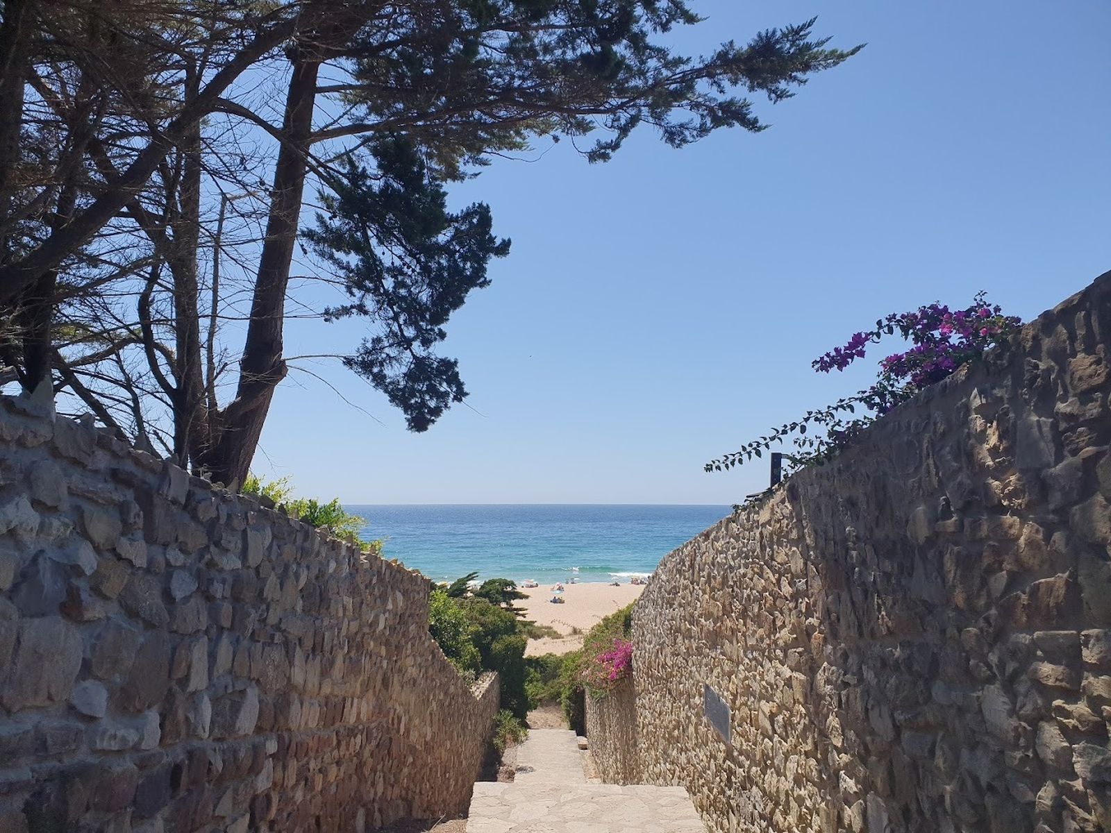 Acceso playa de los Alemanes